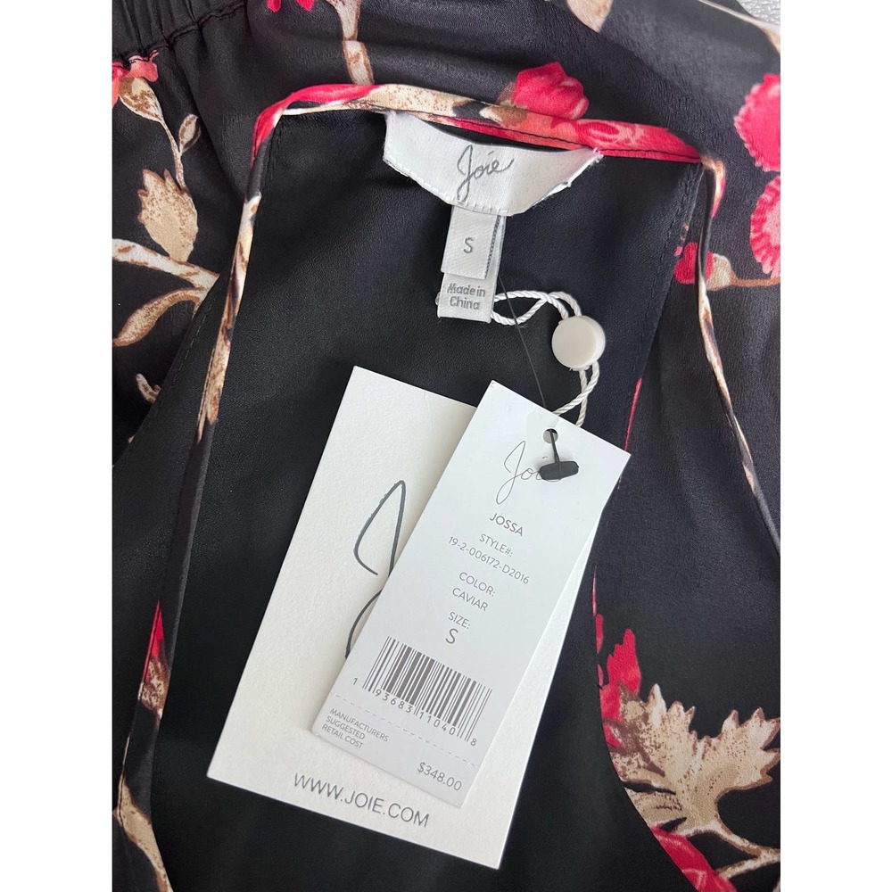 Joie Black and Red Floral Dress - Picture 3 of 3